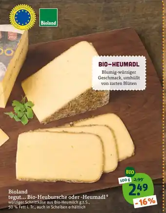 tegut Bioland bio-heubursche Angebot