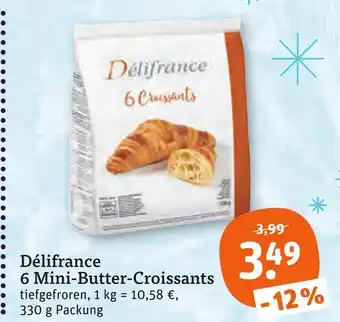 tegut Délifrance 6 mini-butter-croissants Angebot