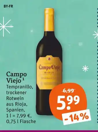 tegut Campo viejo tempranillo Angebot