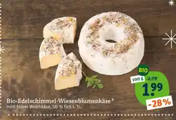 tegut Bio-edelschimmel-wiesenblumenkäse Angebot
