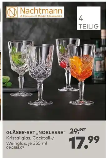Nachtmann gläser-set „noblesse“