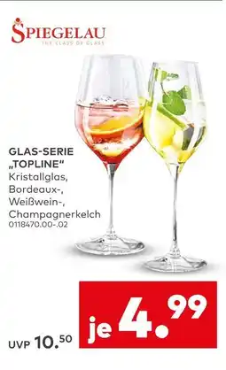 porta Spiegelau glas-serie 'topline' Angebot