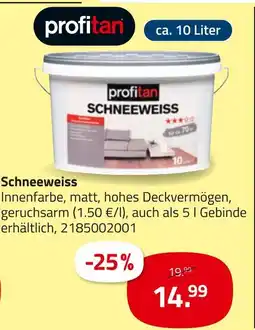 ROLLER Profitan schneeweiss innenfarbe Angebot