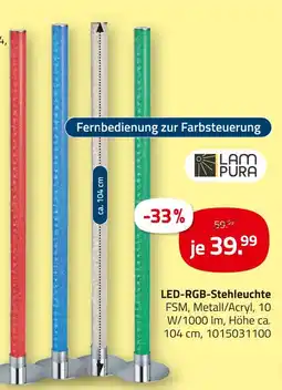 ROLLER Lampura led-rgb-stehleuchte Angebot