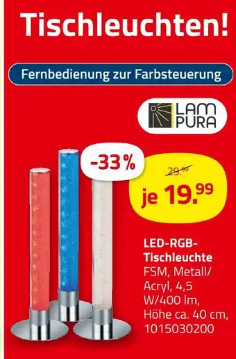 ROLLER Lampura led-rgb-tischleuchte Angebot