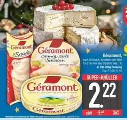 Edeka Le snack, scheiben oder mini Angebot