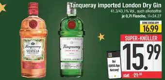 Edeka Tanqueray london dry gin Angebot
