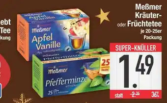 Edeka Meßmer kräuter- oder früchtetee Angebot