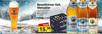 Logo Getränkemarkt Benediktiner Hell, Weissbier Angebot