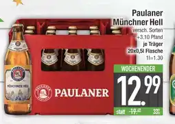 Edeka Paulaner münchner hell Angebot