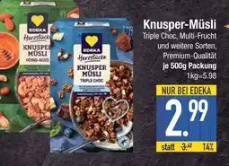 Edeka Edeka herzstücke knusper-müsli triple choc Angebot