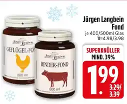 Edeka Jürgen langbein fond Angebot