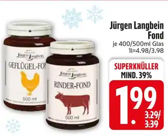 Edeka Jürgen langbein fond Angebot