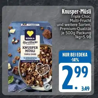 Edeka Edeka knusper-müsli Angebot