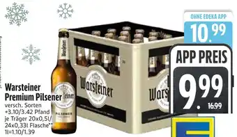 Edeka Warsteiner premium pilsener Angebot