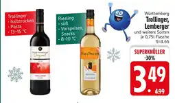 Edeka Trollinger, lemberger Angebot
