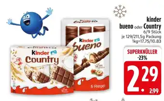 Edeka Kinder bueno oder country Angebot