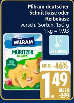 Marktkauf Milram deutscher schnittkäse Angebot