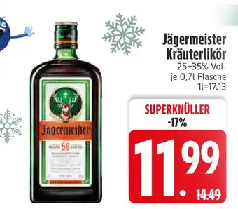 Edeka Jägermeister kräuterlikör Angebot