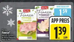 Edeka Herta finesse schinken Angebot