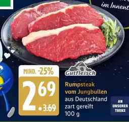 Marktkauf Gutfleisch rumpsteak vom jungbullen Angebot
