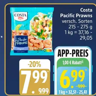 Marktkauf Costa pacific prawns Angebot