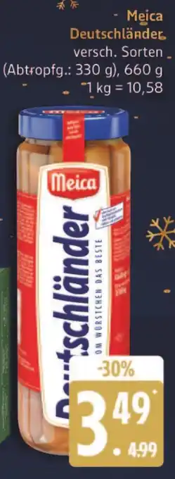 Marktkauf Meica deutschländer Angebot