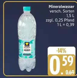 Marktkauf Edeka jakobus mineralwasser Angebot