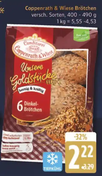 Marktkauf Coppenrath & wiese unsere goldstücke dinkel-brötchen Angebot