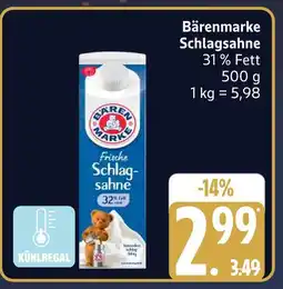 Marktkauf Bärenmarke schlagsahne Angebot