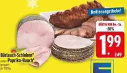 Edeka Bärlauch-schinken oder paprika-bauch Angebot