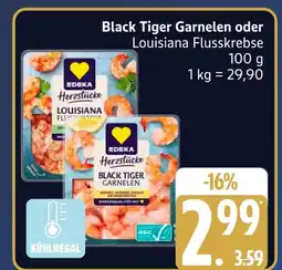 Marktkauf Edeka herzstücke black tiger garnelen Angebot