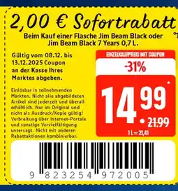 Marktkauf Jim beam jim beam black Angebot
