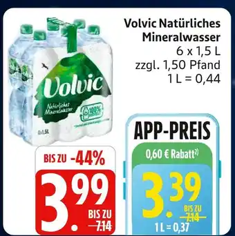 Marktkauf Volvic natürliches mineralwasser Angebot