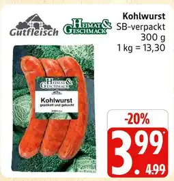 Marktkauf Heimat & geschmack kohlwurst Angebot