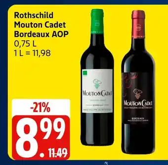 Marktkauf Rothschild mouton cadet bordeaux aop Angebot