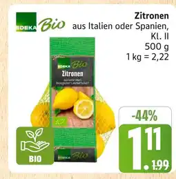 Marktkauf Edeka bio zitronen Angebot