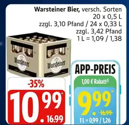 Marktkauf Warsteiner bier Angebot