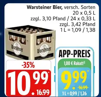 Marktkauf Warsteiner bier Angebot