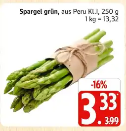 Marktkauf Spargel grün Angebot