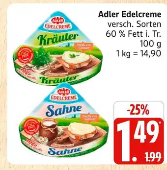 Marktkauf Adler edelcreme kräuter Angebot