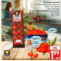 Marktkauf Edeka herzstücke mini rispentomaten Angebot