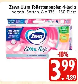 Marktkauf Zewa ultra toilettenpapier Angebot