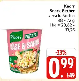 Marktkauf Knorr snack becher Angebot