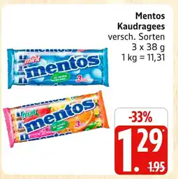 Marktkauf Mentos mint kaudragees Angebot