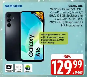 Marktkauf Samsung galaxy a16 Angebot