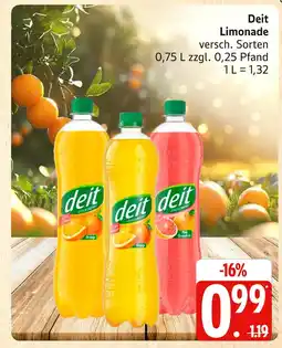 Marktkauf Deit limonade orange Angebot