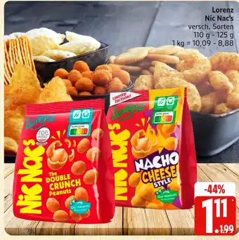 Marktkauf Lorenz nic nac's the double crunch peanuts Angebot