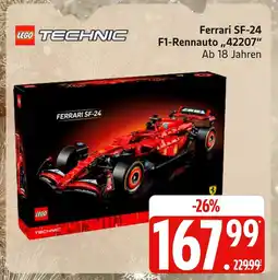 Marktkauf Lego technic ferrari sf-24 f1-rennauto Angebot