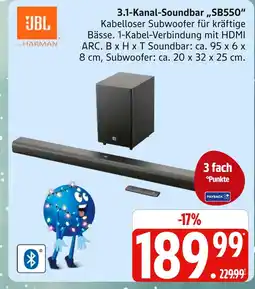 Marktkauf Jbl 3.1-kanal-soundbar „sb550“ Angebot